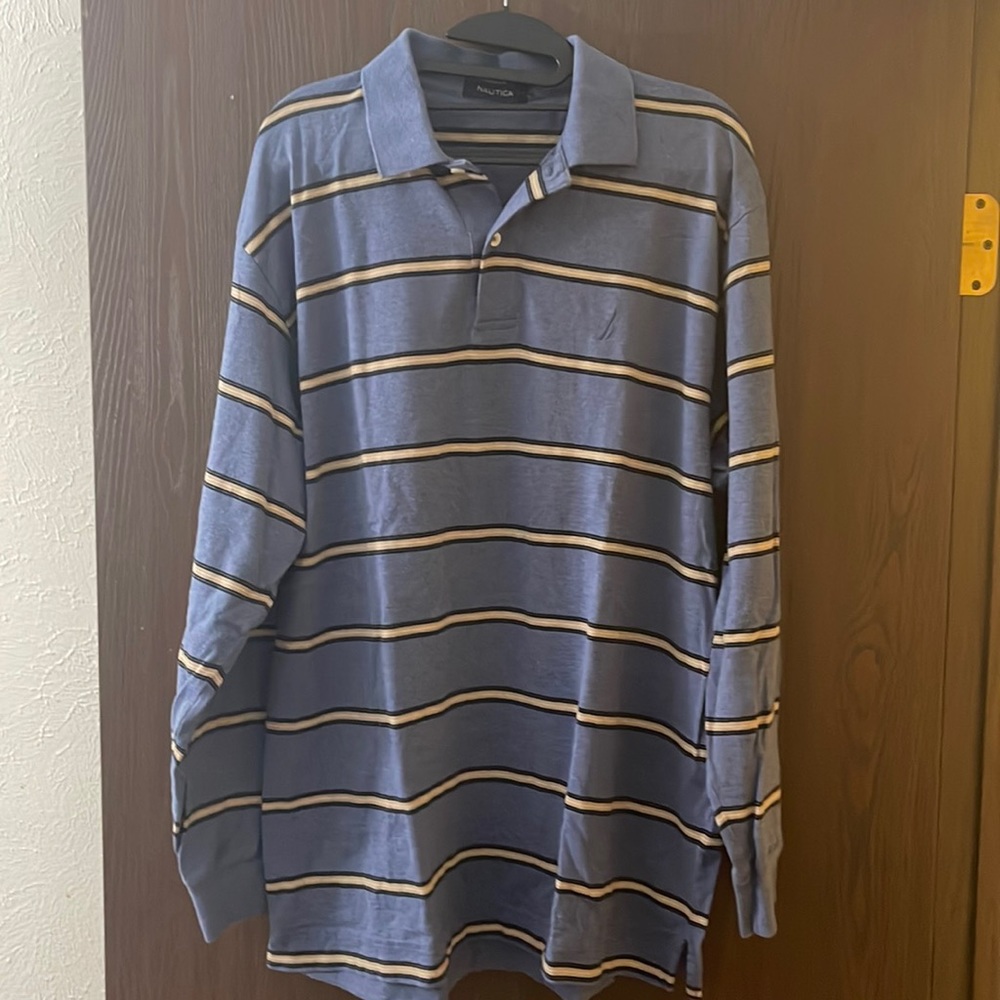 Nautica Long-Sleeve Polo